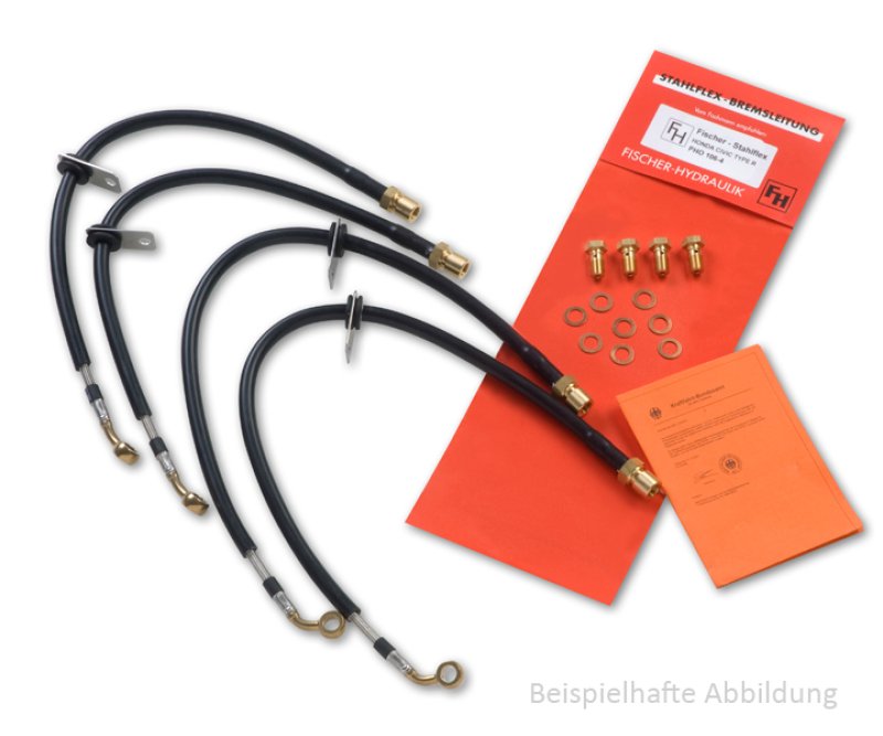 Fischer Stahlflex Bremsleitungen BMW 5er (G30) PBM2127-4